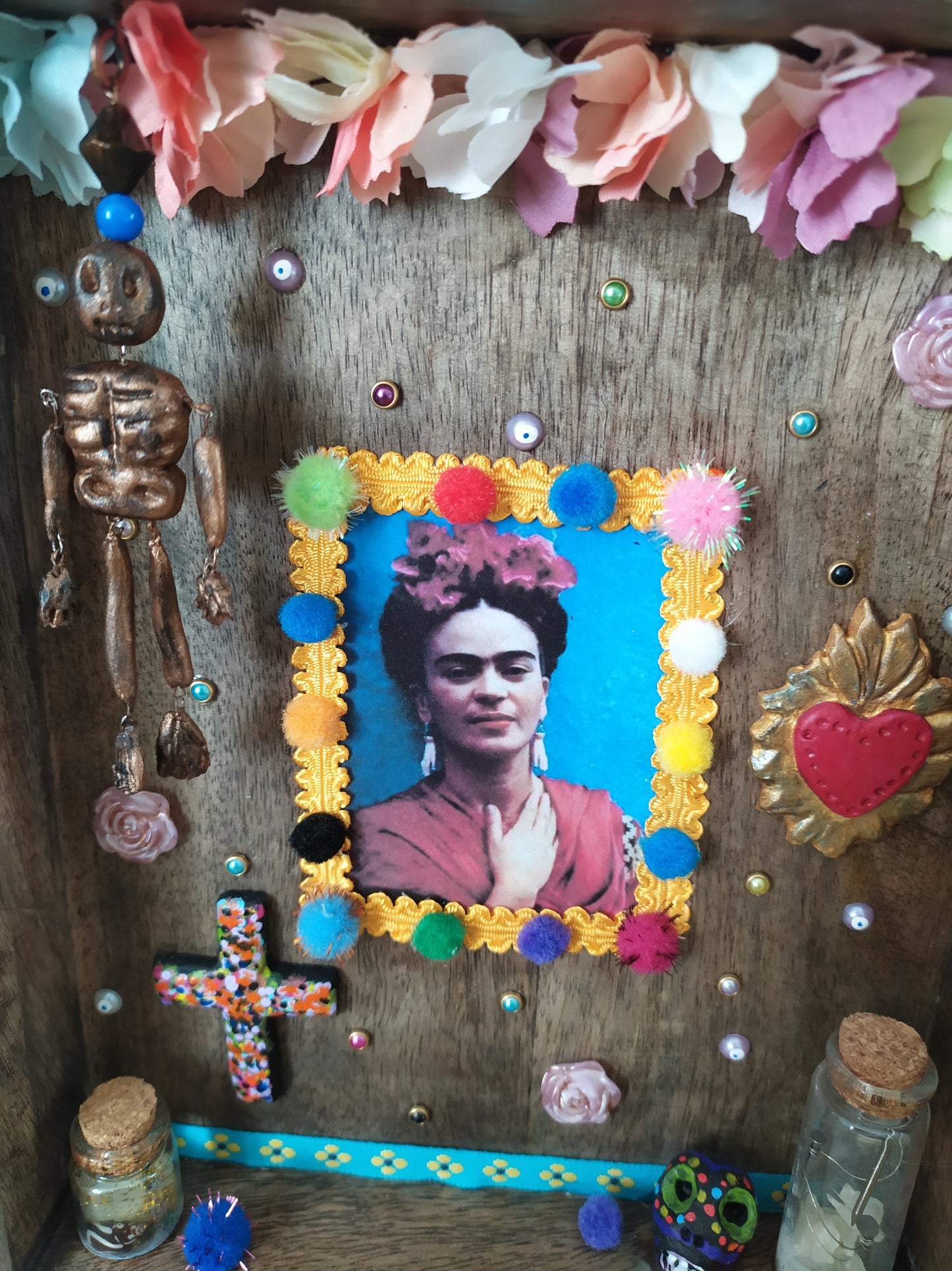 Autel Ex-voto Frida Squelette