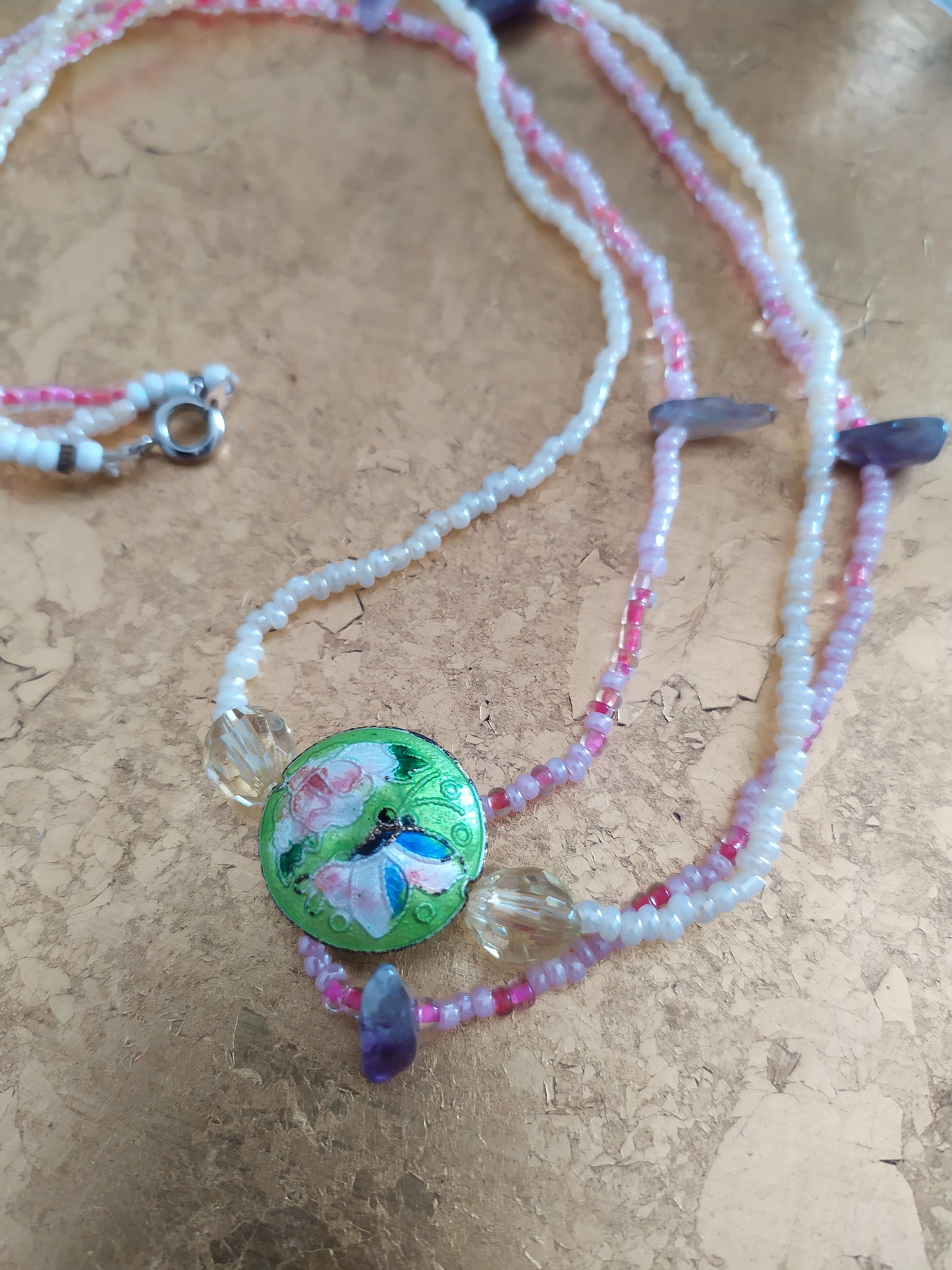 Collier Pierres et Perles