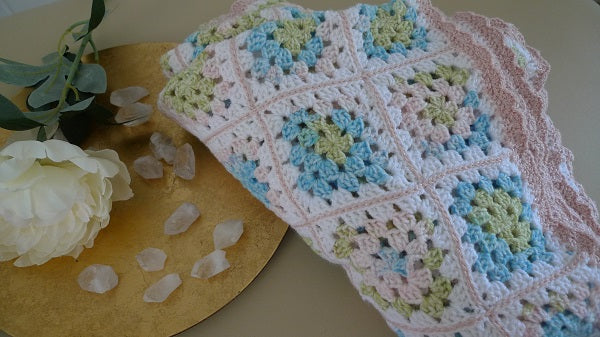 Couverture crochet Granny square ♥