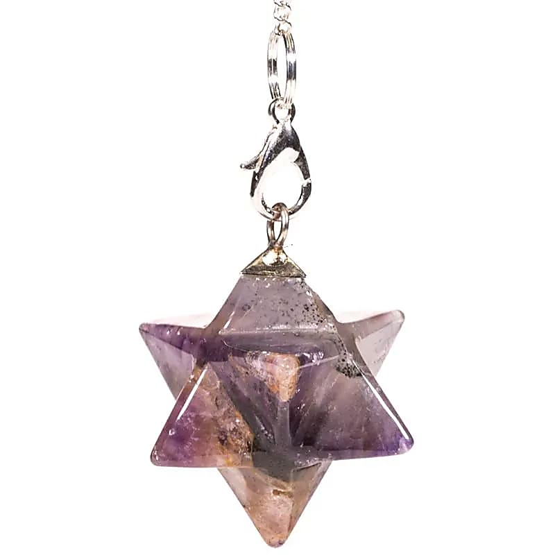 Pendule Améthyste Merkaba