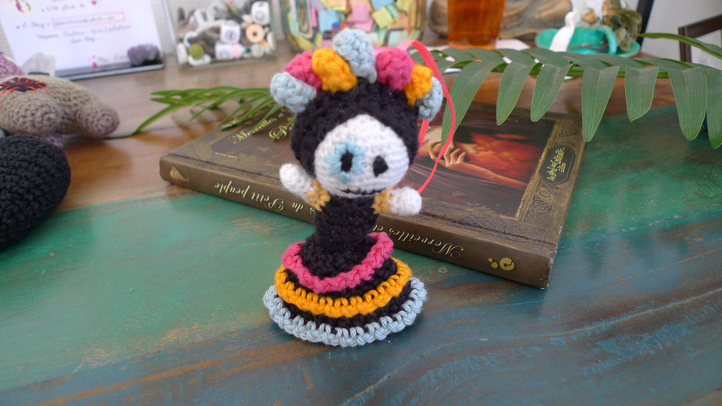 Crochet Frida El Dia de la muerte