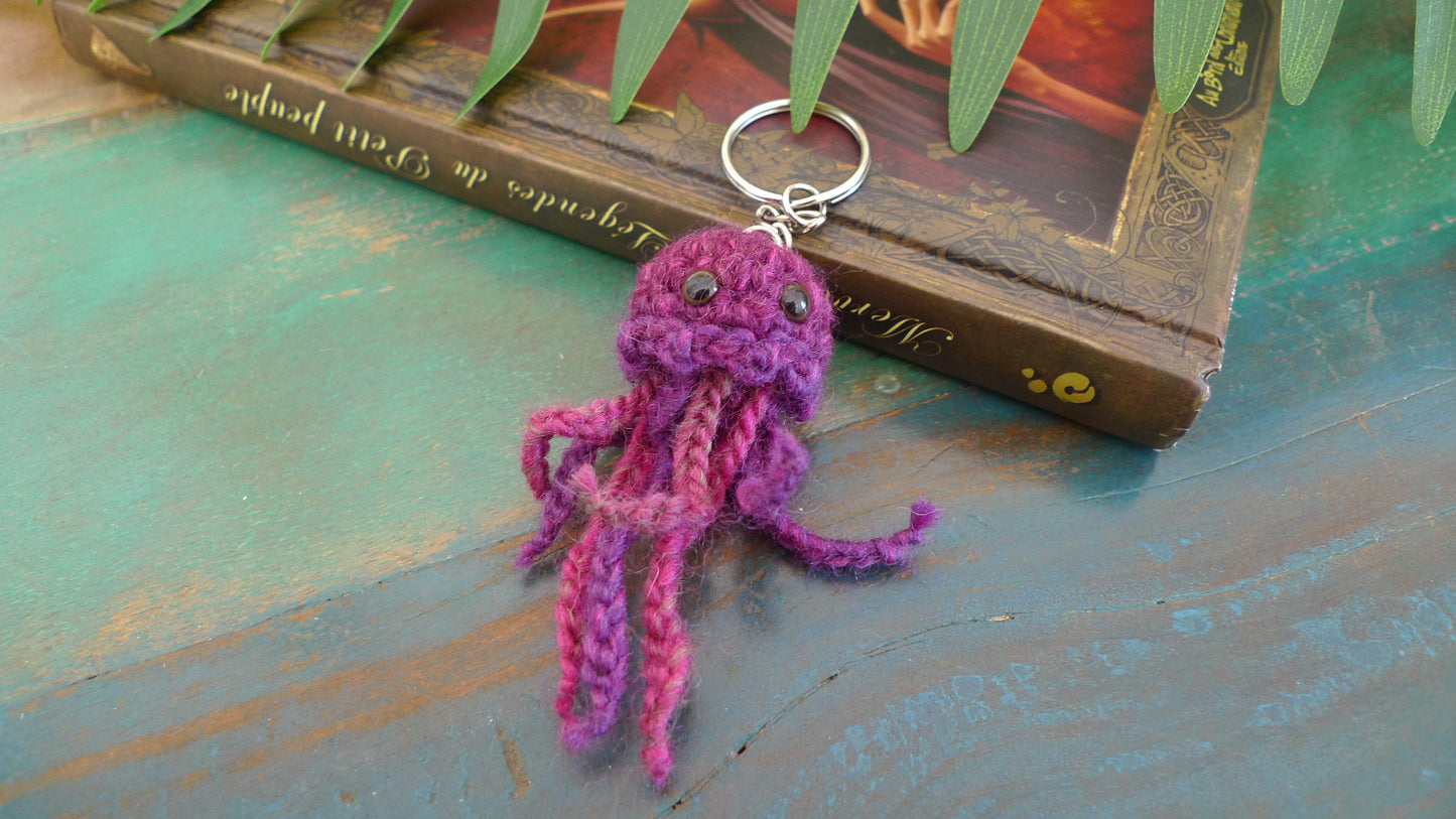 Porte clé Pieuvre Crochet