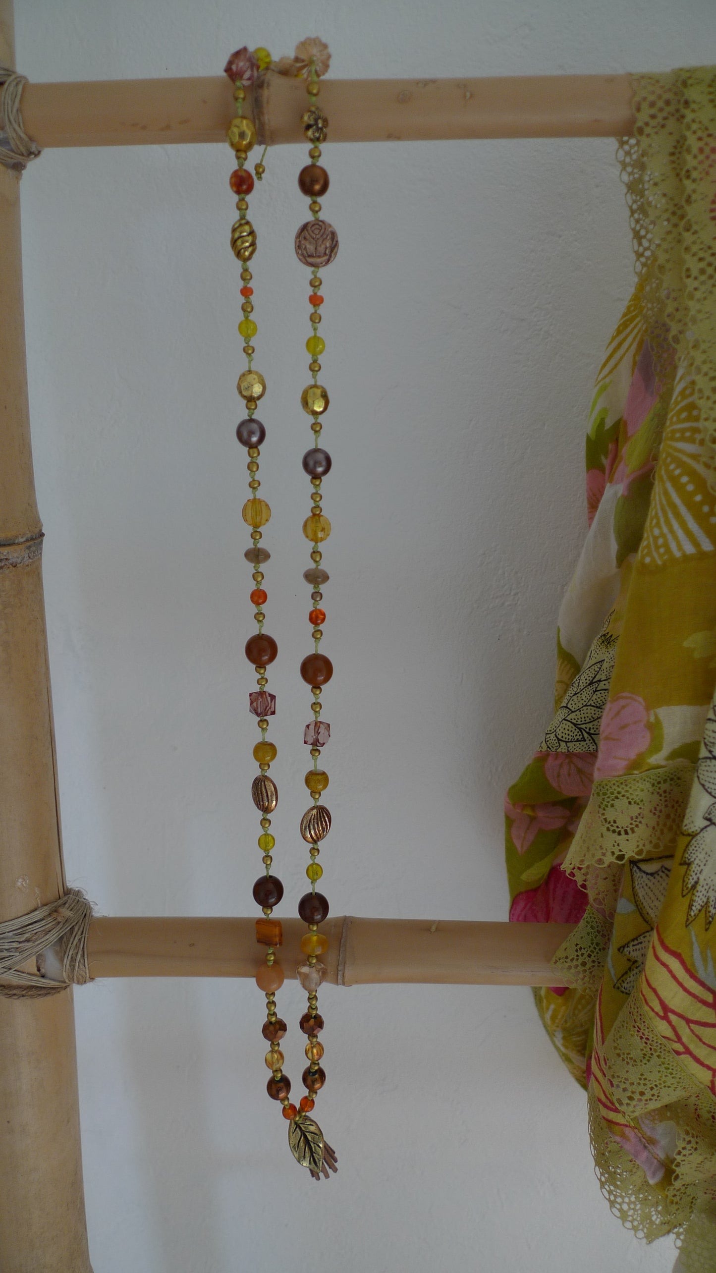 Collier Feuille et Or