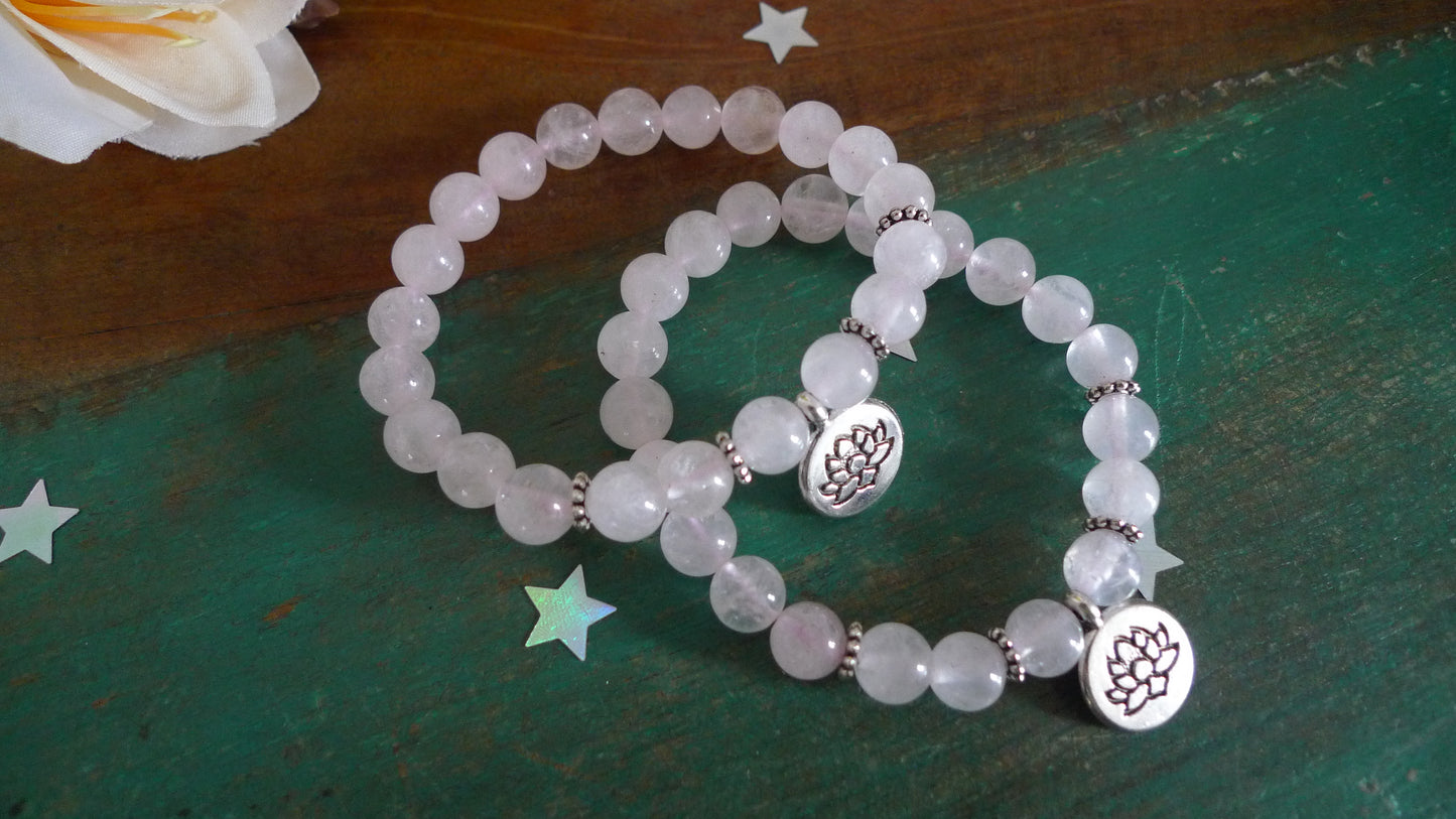 Bracelet Quartz Rose Lotus
