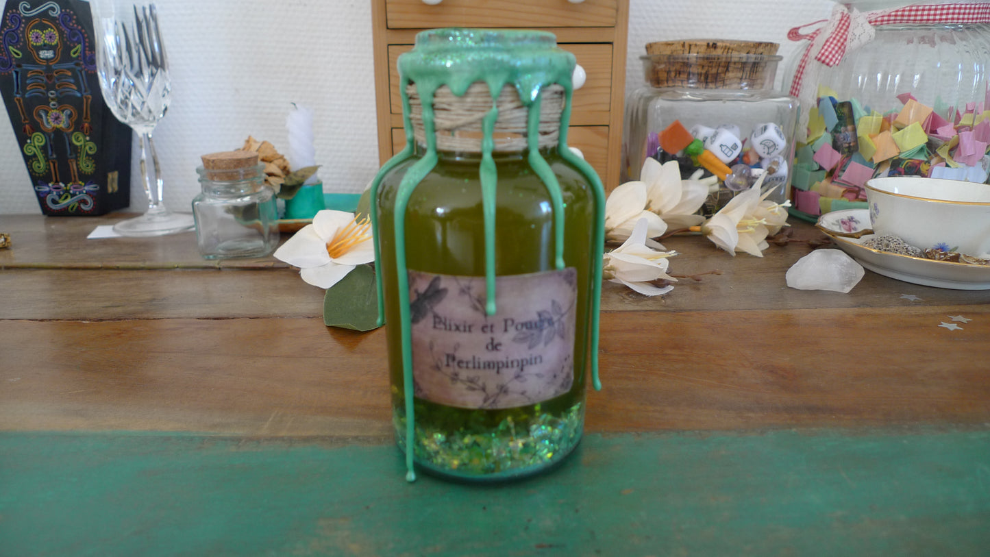 Potion Magique Élixir et Poudre de Perlimpinpin