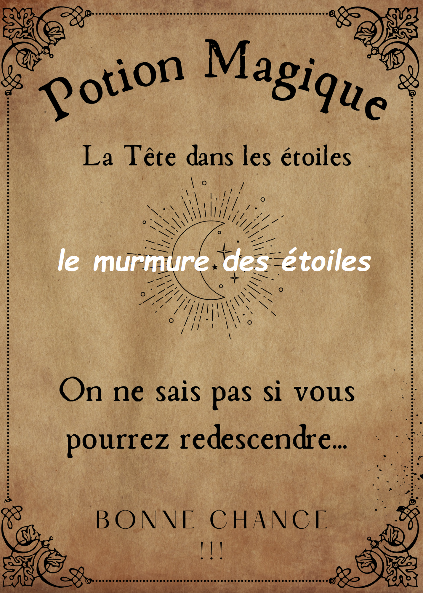 Étiquettes Potions Magiques PDF