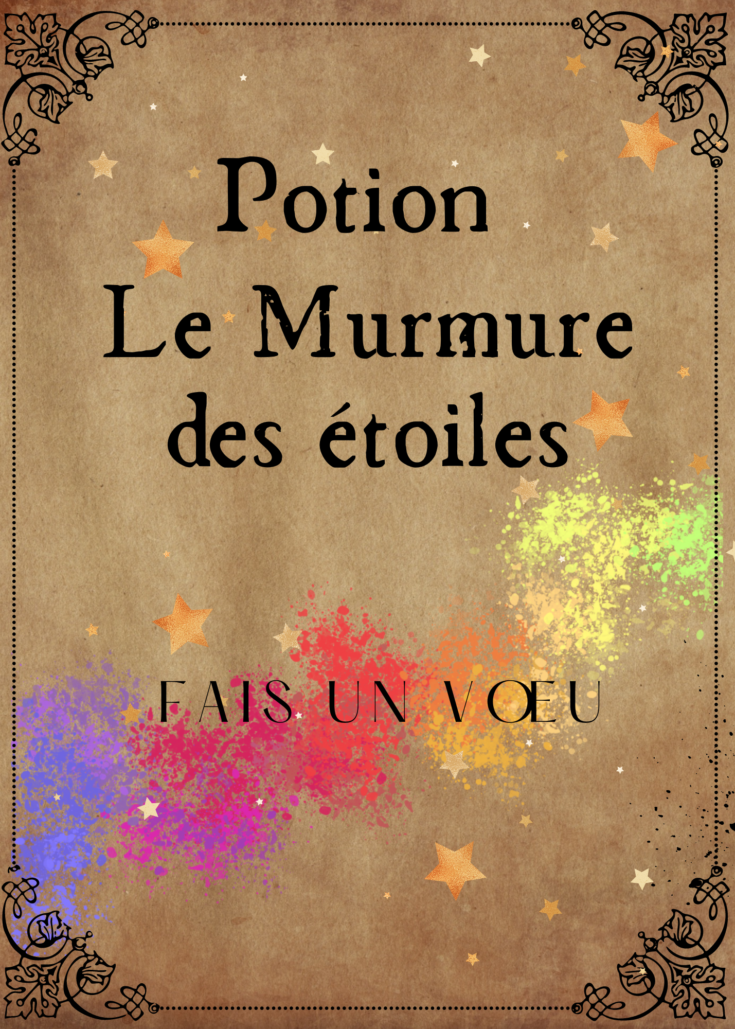 Étiquettes Potions Magiques PDF