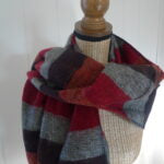 Châle de méditation Rouge Noir