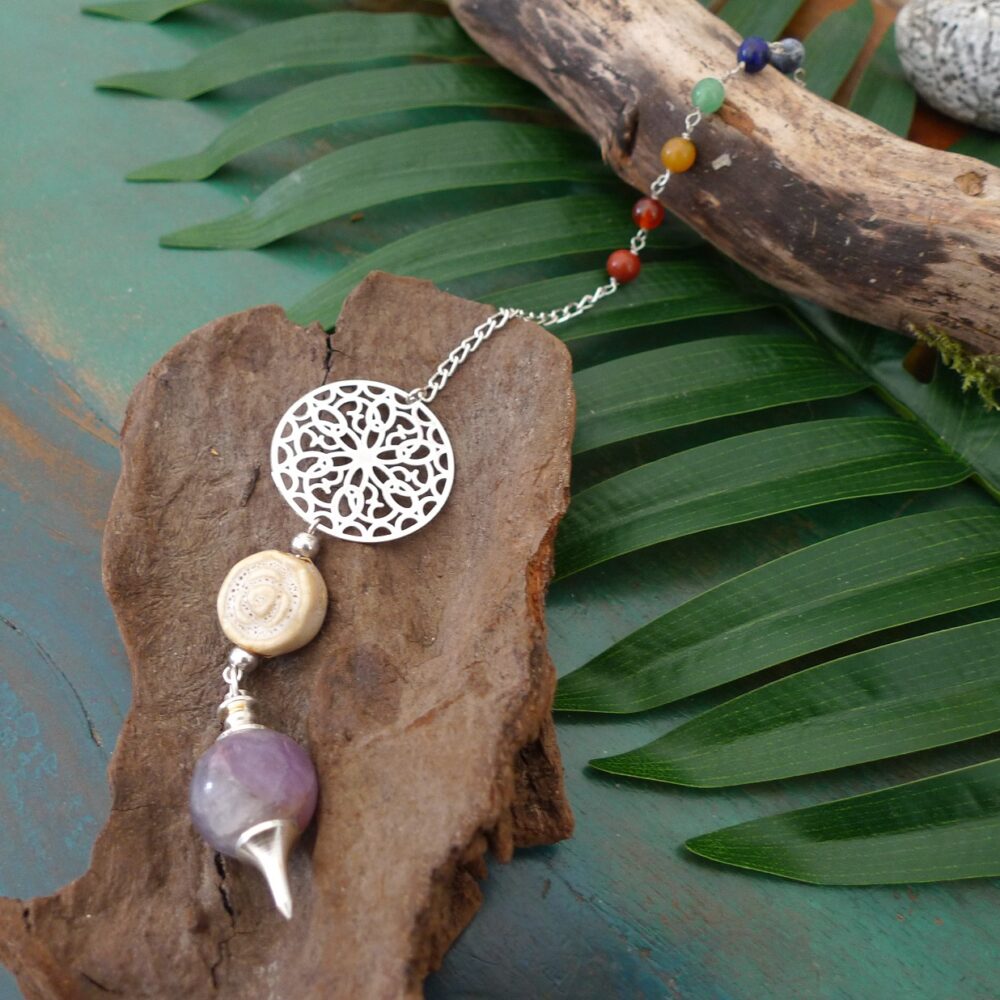 Pendule Améthyste Chakras