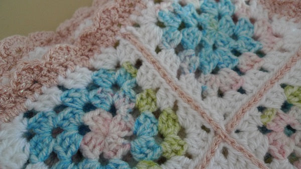 Couverture crochet Granny square ♥