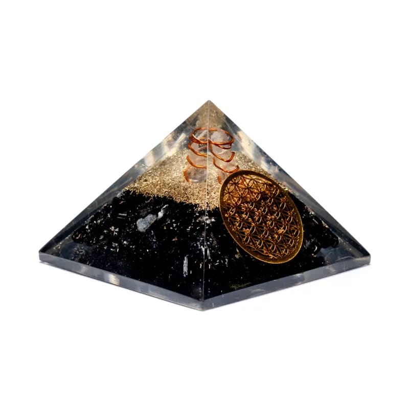 Orgonite Pyramide Tourmaline noire