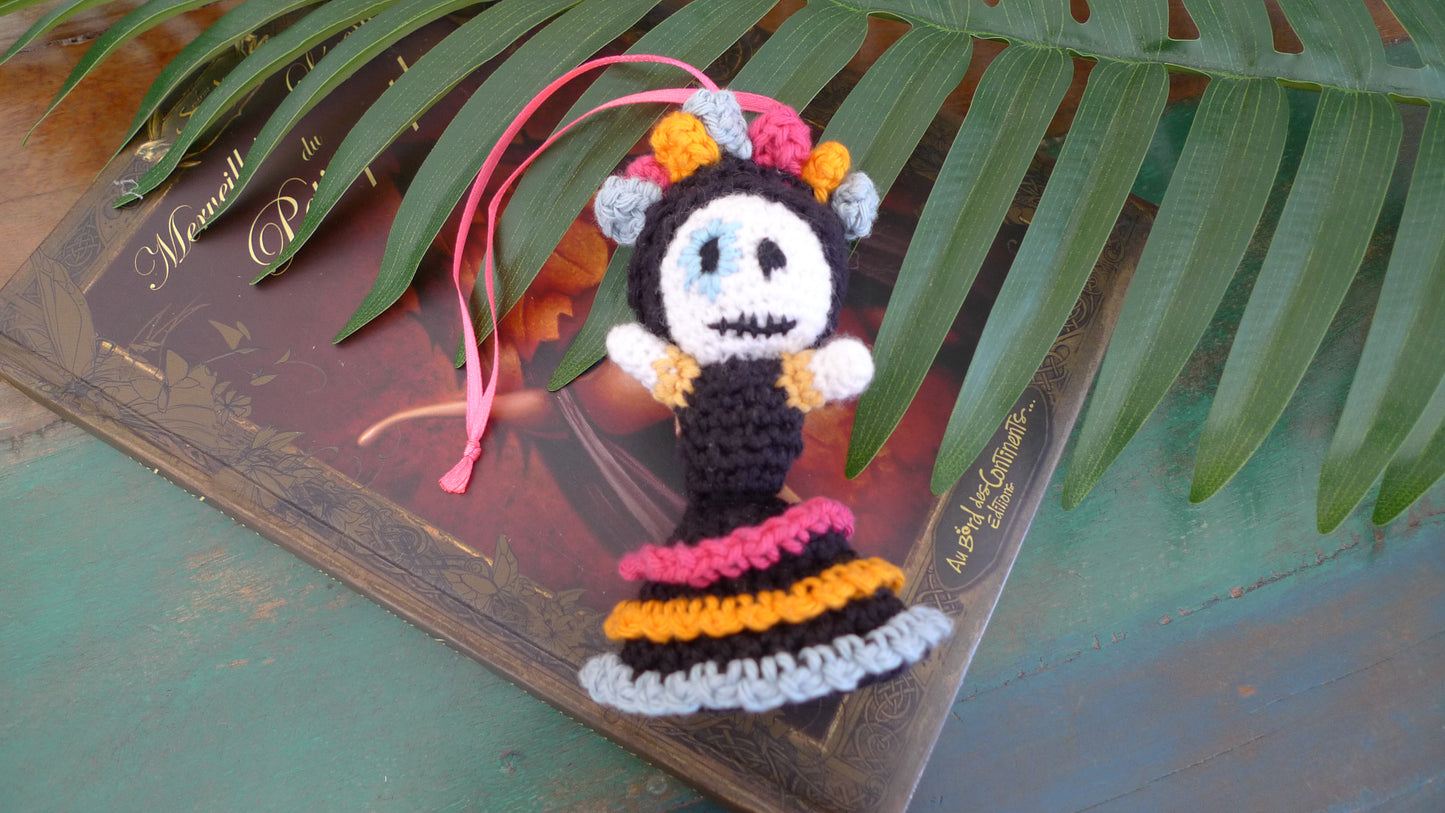 Crochet Frida El Dia de la muerte